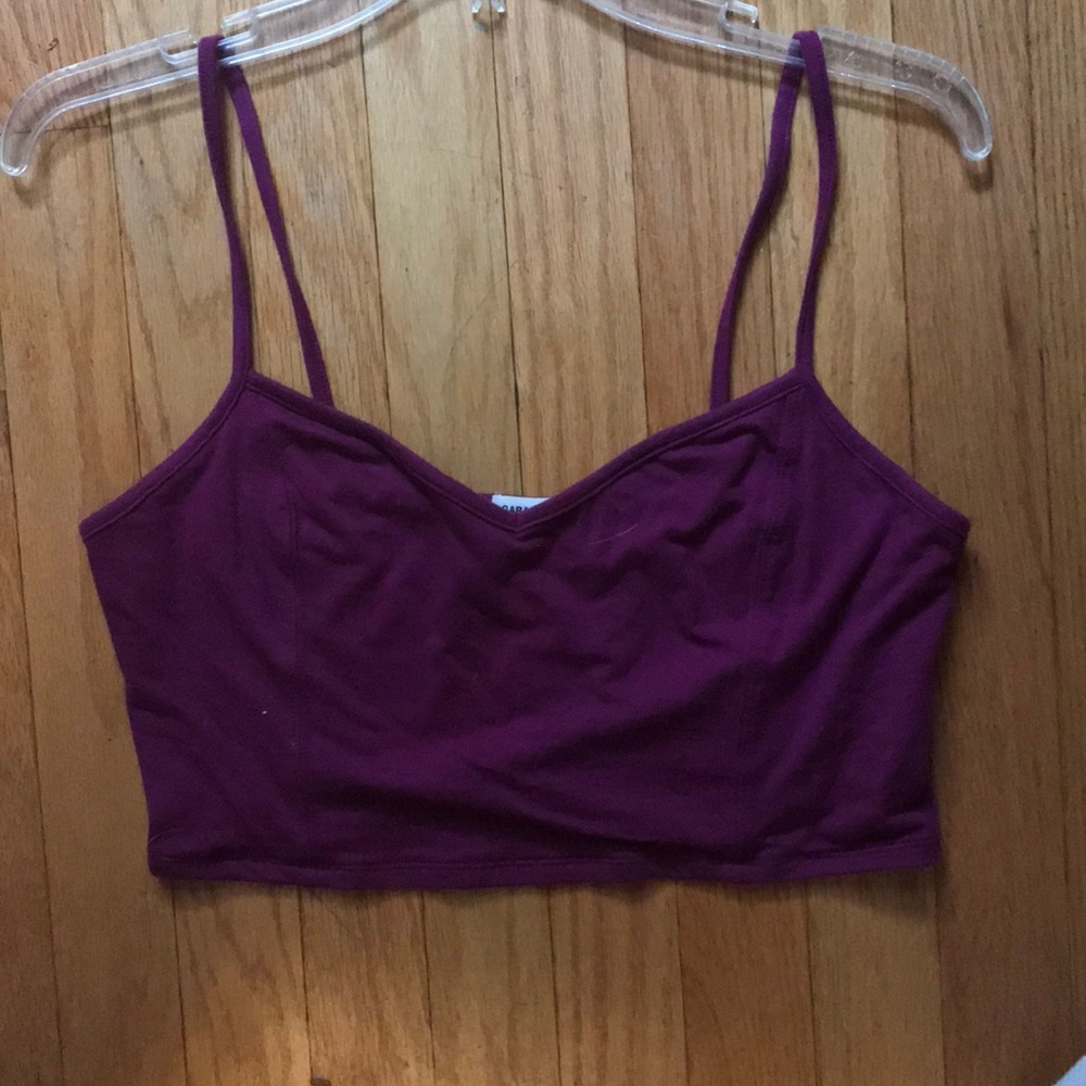Garage crop tank